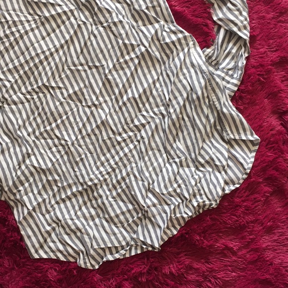 Merona vertical stripes button down top - Picture 7 of 10